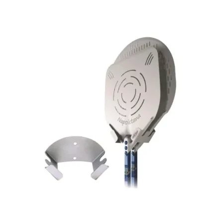 Aluminijski zidni stalak za 2 lopate za pizzu