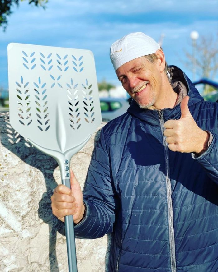 Lopata za ubacivanje anodizirani alumini perf. Cerutt Inox - Slika 3